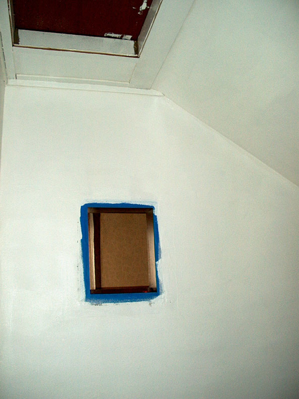 Primed and Ready!  The closet.
